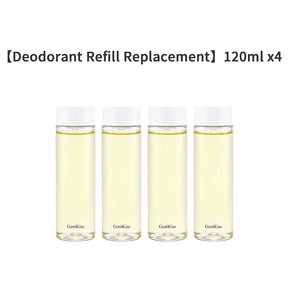 GeniKiss Nano Blue Light Probiotic Deodorizer Compound bio-enzymes decompose urine, plant extract formula with floral fragrance. It deodorizes and inhibits bacteria for pets, effectively eliminating strong peculiar odors, Floral scent Air Freshener Spray